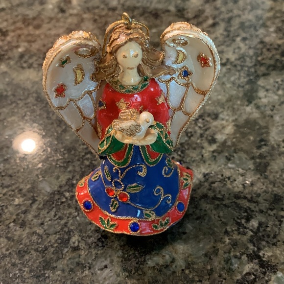 Collection of 8 Angel Christmas Holiday Ornaments - Picture 4 of 11